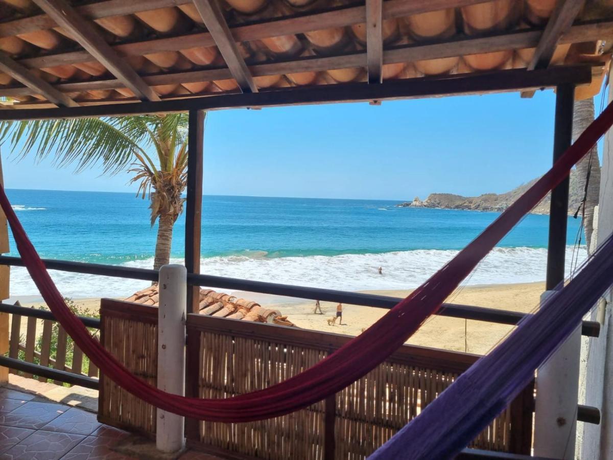 Posada Ziga Playa Mazunte Exteriör bild