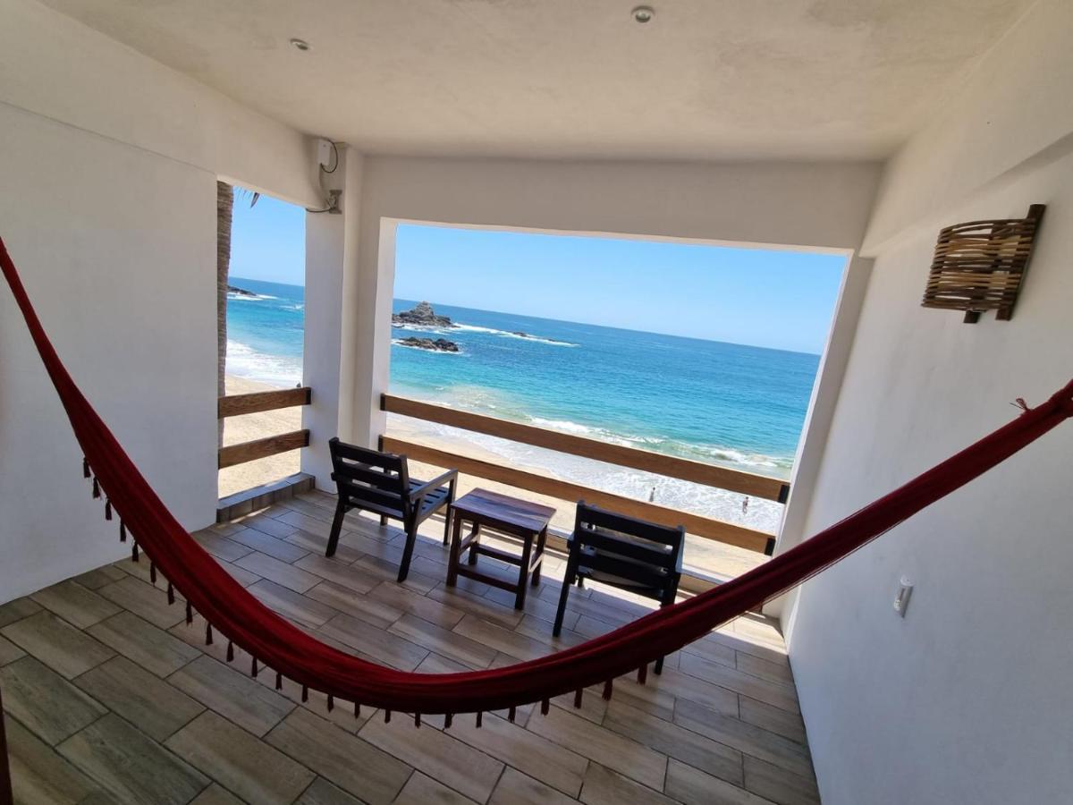 Posada Ziga Playa Mazunte Exteriör bild